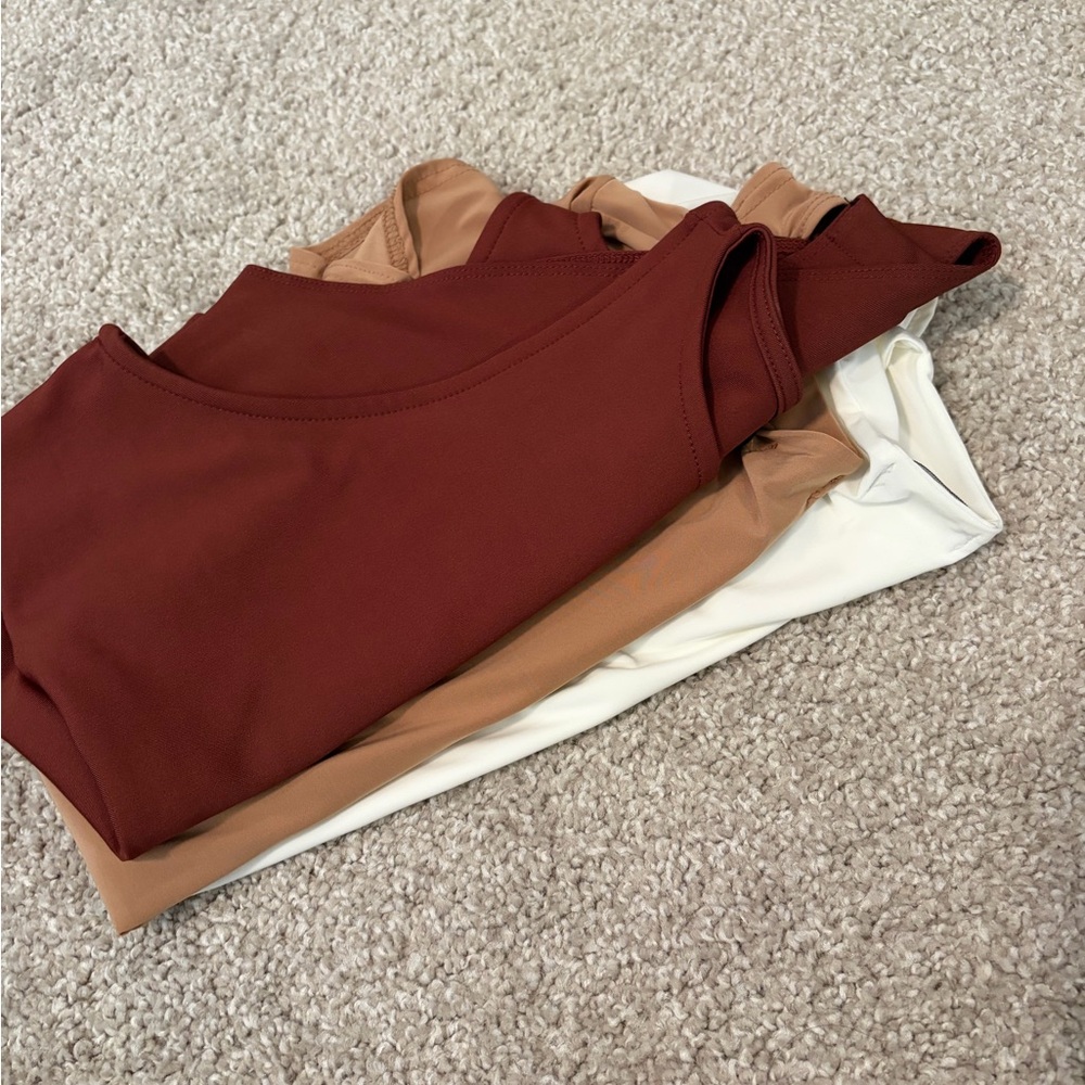 BUNDLE of 3 neutral bodysuits